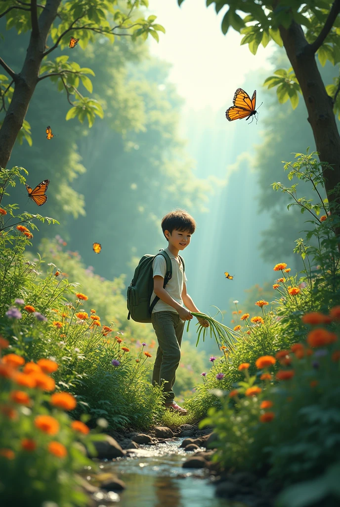 Nature walk for boy video 4k natural video 
