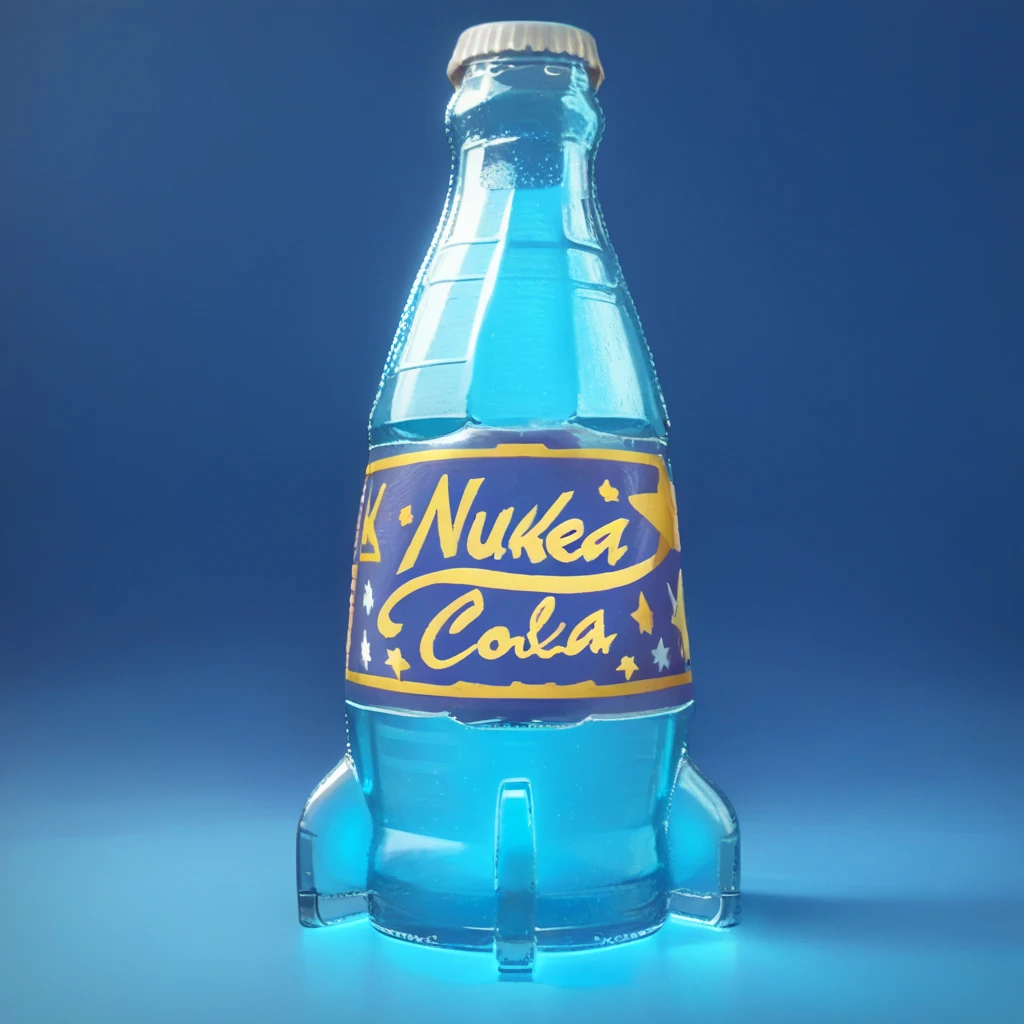 score_9, score_8_up, score_7_up,
fallout,nuka cola,blue,glow,quantum text on bottle,simple background,artist name,signature,english text,no humans,blue background,bottle,blue theme,transparent,still life
 <lora:fallout_pony:0.8>