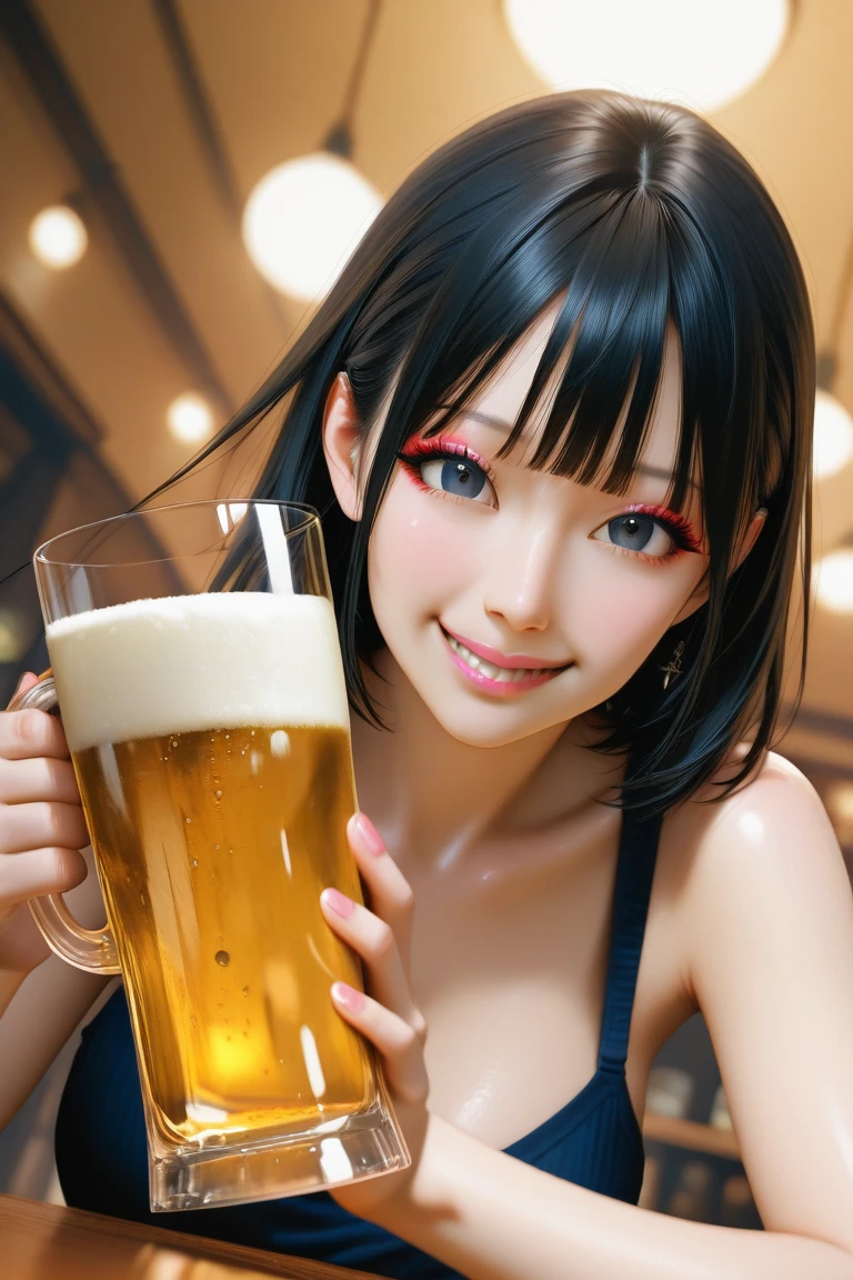 highest quality、High resolution、Detailed Background、(Beautiful face in every detail:1.4)、Anatomically correct、(Draw the usual number of fingers:1.2)、(Detailed facial expressions)、(Detailed eyes:1.2)、(Detailed eyes:1.2)、Beautiful, smooth skin、Beautiful girl in her 20s、(Three Women)、(Huge breasts:1.3)、(Highly detailed face:1.4)、Brown Hair、Black Hair、cute hair color、ponytail、Bobcut、Braided long hair、Wavy Hairstyle、well-groomed eyebrows、Perfect body line、Cowboy Shot、
(Two women having a good time with friends in a beer garden with beautiful views of Tokyo Bay:1.5)、
Going to a beer garden with friends and family can create a more enjoyable atmosphere.、Gathering with a large group of people will increase the excitement and make for a memorable experience.、
Mr.々There are many different types of beer on offer, so please try the beer that interests you.、We also recommend enjoying craft beer and local beers.、
You can also enjoy delicious food along with your beer.、
sausage、potato、Pizza etc.、Choose a dish that goes well with beer、
Occasionally there will be live music and entertainment、
You can have more fun by dancing and singing along to the music.、
It is important to have a comfortable seat or table、
A beer garden where you can enjoy beer and cocktails while taking in the beautiful view of Tokyo Bay.、
A casual style is recommended、Pairing denim shorts or chinos with a cute blouse or cut-and-sew top is perfect for a relaxed look.、Choose comfortable, cool shoes such as sneakers or sandals.、cute