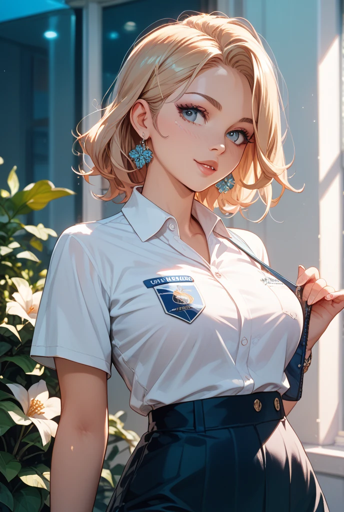 23 year old girl, blonde, blue eyes, perfect body, perfect breasts, dressed in the clothes of the Spanish soccer team, captured with a professional camera and natural light 4k