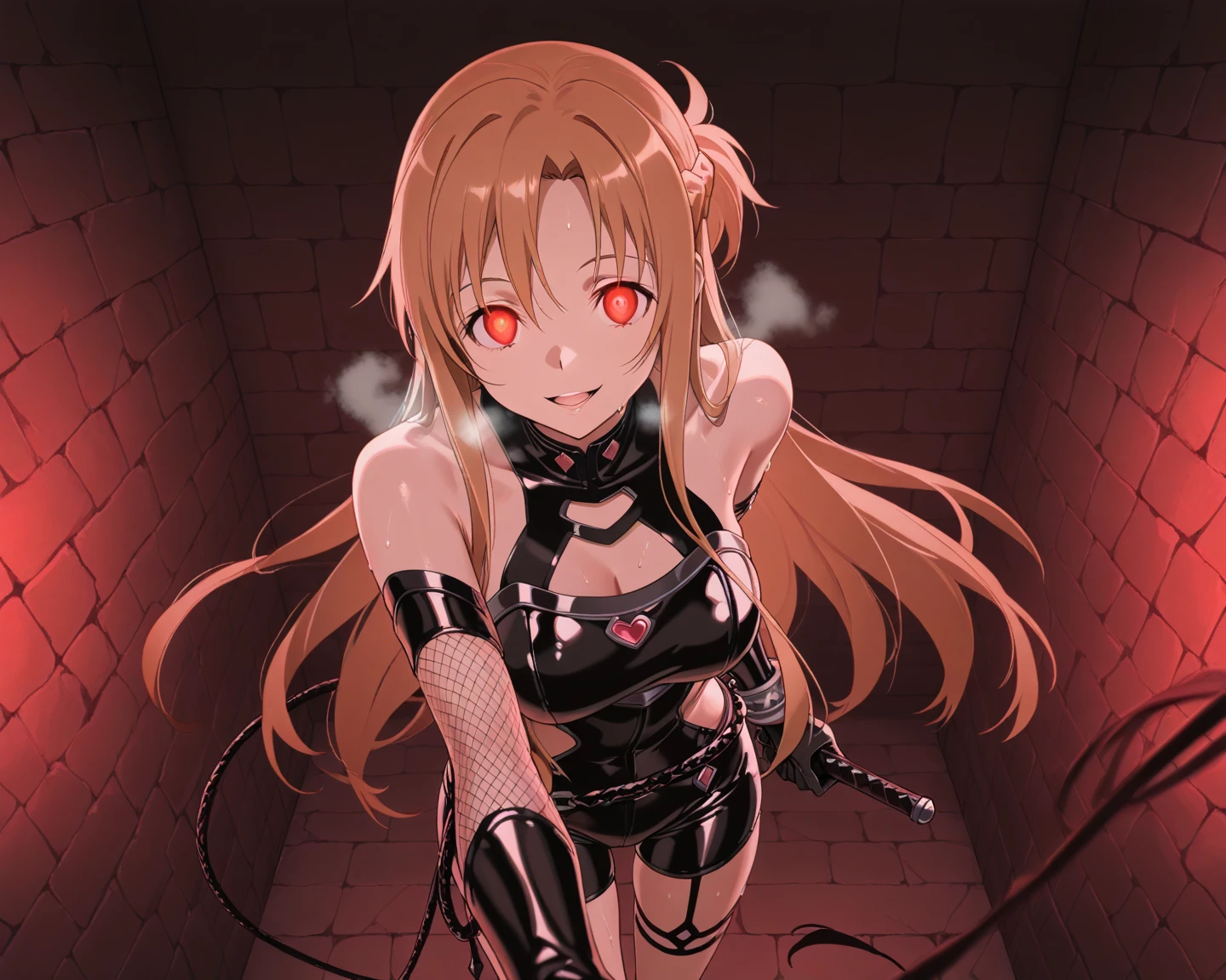 ((Loose dog collar)),highest quality, High resolution, One girl, (Perfect hands:1.2),(Perfect ???????:1.2),(masterpiece:1.1), (highest quality:1.1), ((Beautiful fine details: 1.6)),((Very detailed face,perfect face)),Browsing Caution,beautiful, masterpiece, highest quality, extremely detailed face, Perfect lighting, 1 girl, alone, (Absurd), (Super detailed, 8k, ultra High resolution:1.2), expressionless face, face focus, On the shoulder, from the front,BDSM,Gagged,(Inserting an Object,Adult Toys:1.2),rope,bondage,bound,Suppressed,shibari,shibari over clothes,bound wrists,bound ankles,bound arms,bound legs,bound wrists,Box Tie,breast bondage,crotch rope,Skin dents,Dripping,Upper Body,(Ahe face:1.1),clavicle,trembling,Sweat,Sweatdrop,heart,Skin dents,BDSM,bondage,Big Breasts,Big ,Your thorns, (Red eyes:1.5), Long Hair,
break bare shoulders, clavicle, dress, Long sleeve, Off the shoulder, off-shoulder dress, off-shoulder sweater, gold hair,Hands behind back,Behind your hands