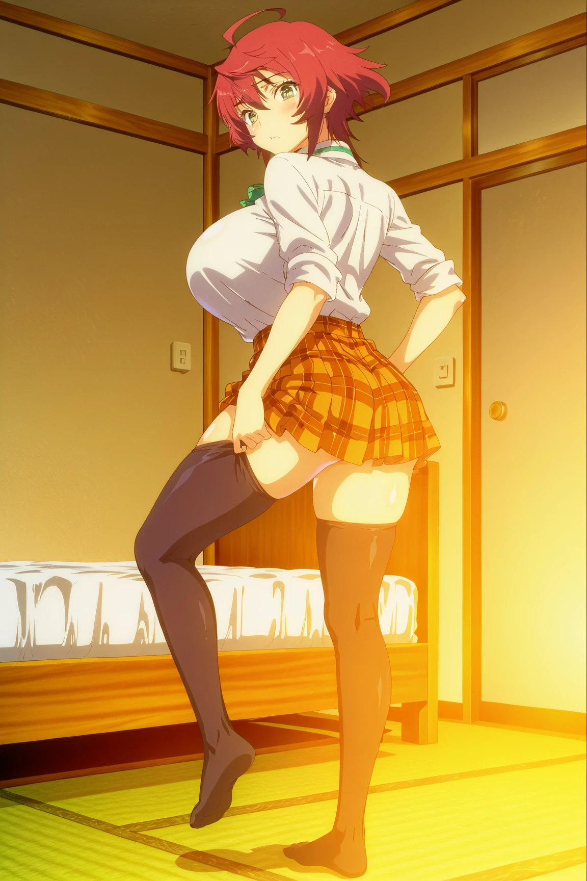 masterpiece, highest quality, 1 girl, 2 boys, blowjob,  from behind, MMF threesome, Double insertion at the same time, spitroast, white panties