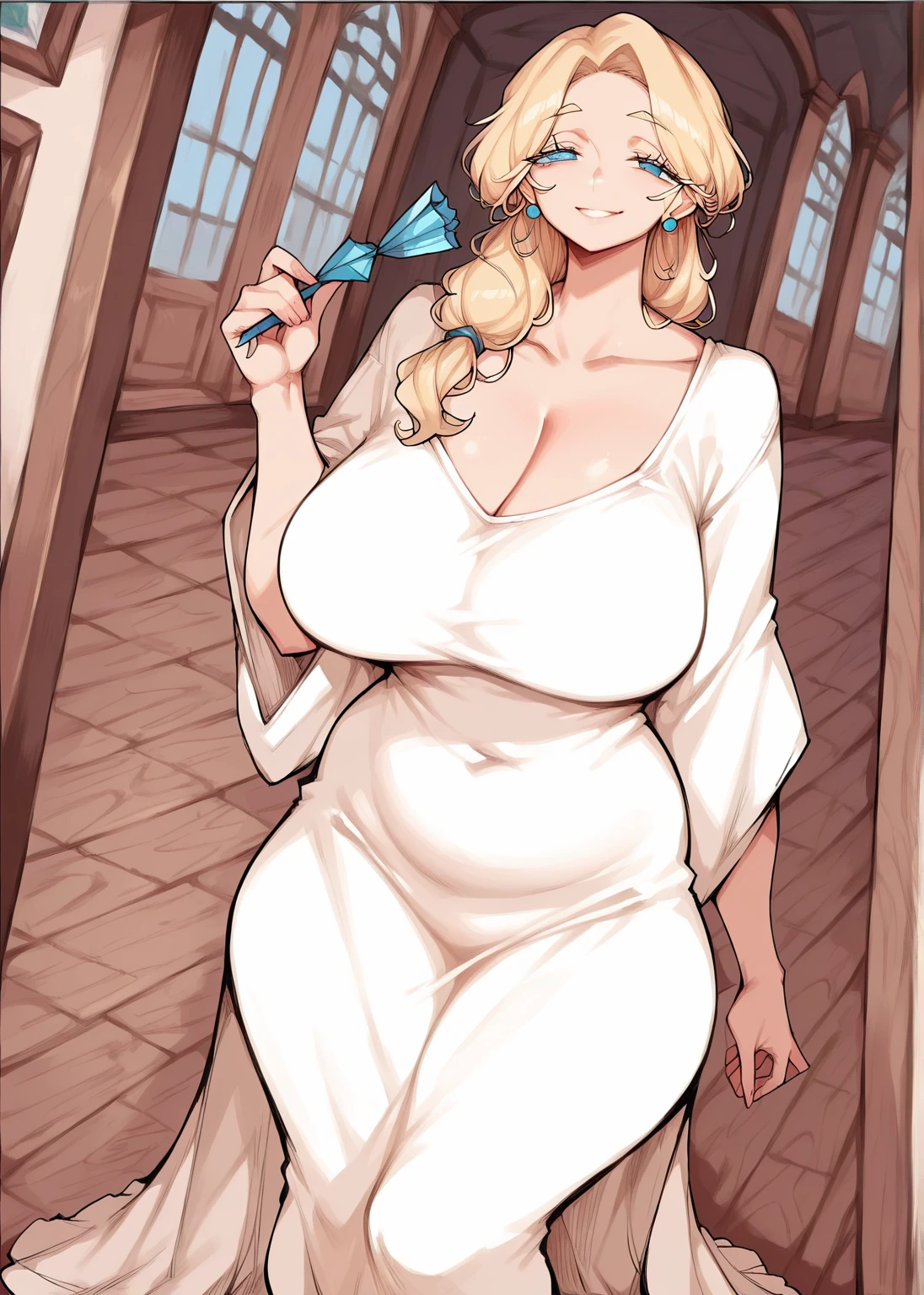 One Women, Albino, chubby-cheeks, pearly curly afro, full lips, small-breasts, plump-butt, off the shoulders sweater, long skirt , glasses , cold vibes, 4k resolution, japanese goddess, voluptuous, looking at viewer, dominant