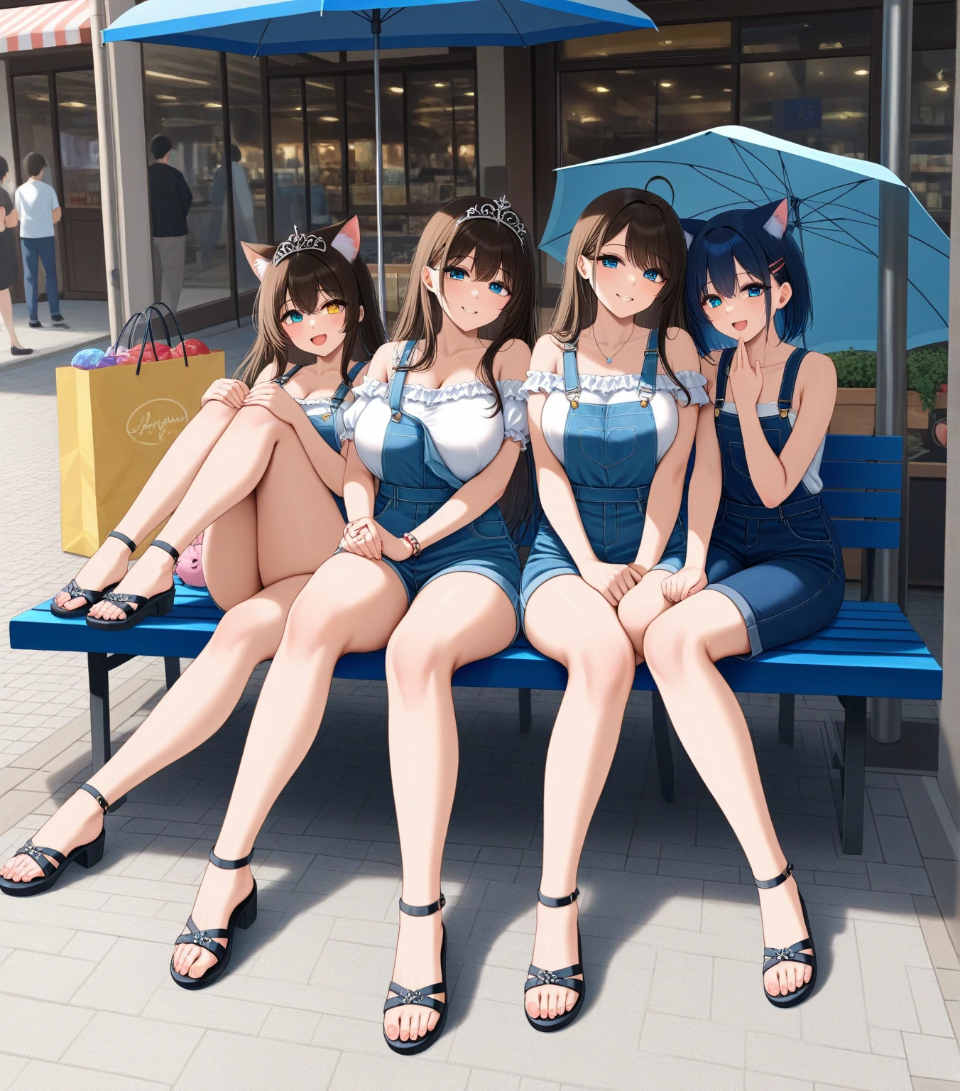 (masterpiece、Highest quality)、(Photorealistic photography)、1 picture、(Japan's dimly lit underground mall)、Japan favelas、13 years old、Detailed and cute face、Poor conditions、((Underground hot spring facilities))、shaved ice、Sale of drinks、Unsanitary and dim、(stage)、((Big bath))、(Taking a bath)、Shady Red Light District、diet、(Girls in two or more swimsuitany female junior high school students)、(Prostitute)、へにょへにょしたsmile、Happy schoolchildren、Perfect Anatomy、((Full nudity、tits、Pussy))、smile