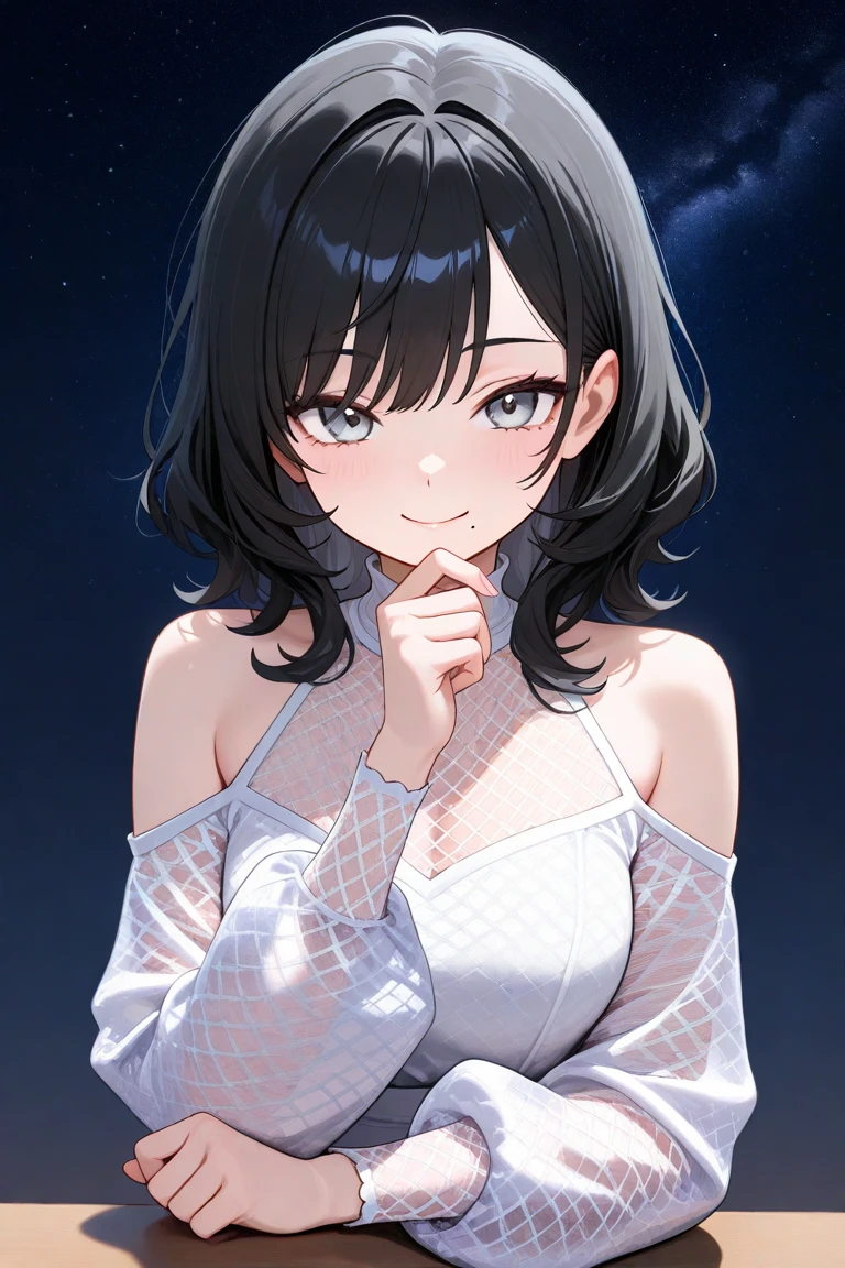 the same,
Depicts only one woman,

Black Hair,Wet hair texture,髪の毛からDripping水滴,
(Short Hair.05),Ashime,straight,

((Black Rose))Hair Accessories,Purple Necklace,

Natural skin texture,Big boobs,Narrow waist,Bring both arms together,

((((White one piece dress)))),
White scarf,
(((White transparent jacket))),
Golden crown,

Neuschwanstein Castle,Garden of Roses,stand up,
11:30 PM,wood々,darkness,Starry Sky,moonlight,constellation,shooting star,

Slightly larger breasts,expression(anger),Hall々and attitude,White teeth,Closed Mouth,Narrow your eyes halfway,
blush,From the side,Sexy pose,Broken posture,From the eyes(Tears)Dripping,

Natural depiction,
Beautiful depiction,
Shiny eyes,
Healthy Body,
Natural hairstyle,
Natural body contours,
Natural facial contours,
(Five fingers)A clear depiction of,Symmetrical fingers,
Two arms,Two legs,
Sharp eyelid depiction,
Symmetrical eyes,Symmetrical eyes,
Keep the subject in the center,Expand the upper body,
Beautiful image quality,
Delicate shades,
4K,Very detailed,
Delicate light adjustment,
Delicate contour drawing,
Does not depict nipples,
