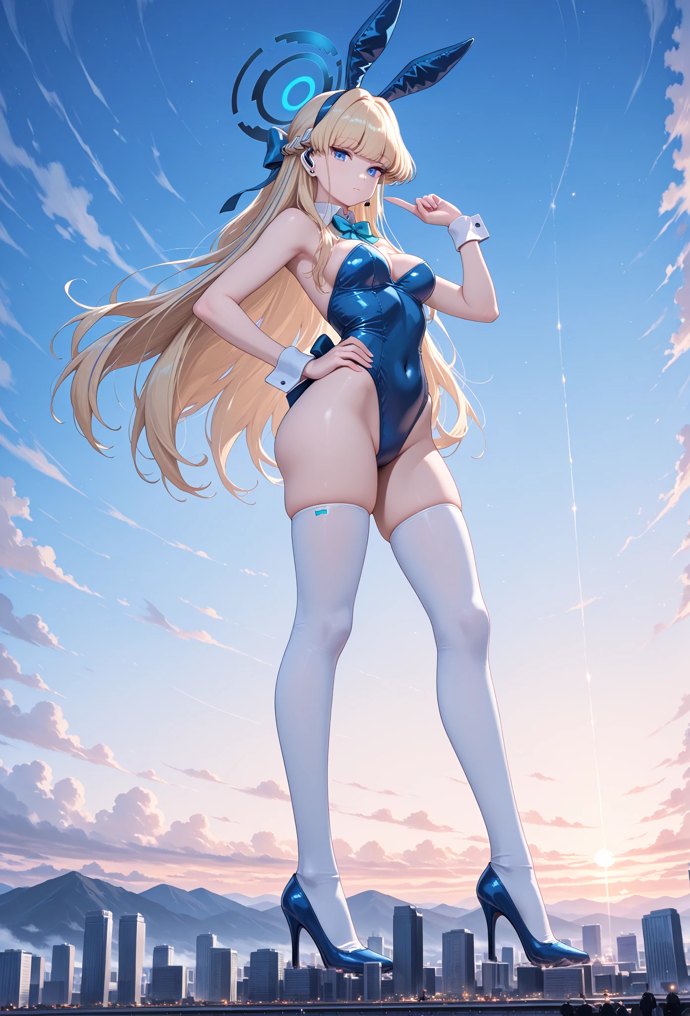 whole body sexy Bunny Costume High leg