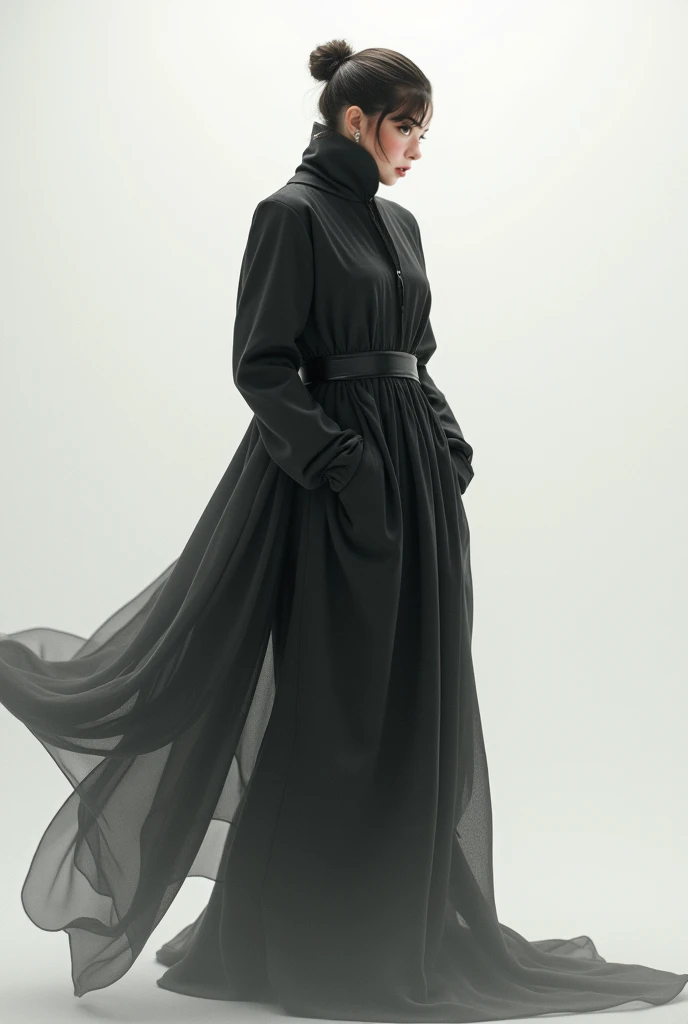 (Half-body:1.1), (loli:1.5), long tshirt Outfit, (RAW photo, Materpiece, Best Quality), (hijab:1.4), (headscarf:1.2), Flower Mountain, Landscape view, Galaxy Blackhole style, on the skies wave, The unknown existence of the seventh heaven, Clothes that are covered and polite, long-sleeved Hijab clothes, look polite and elegant, ((Best Quality Hijab Hair, Hair close with Hijab))