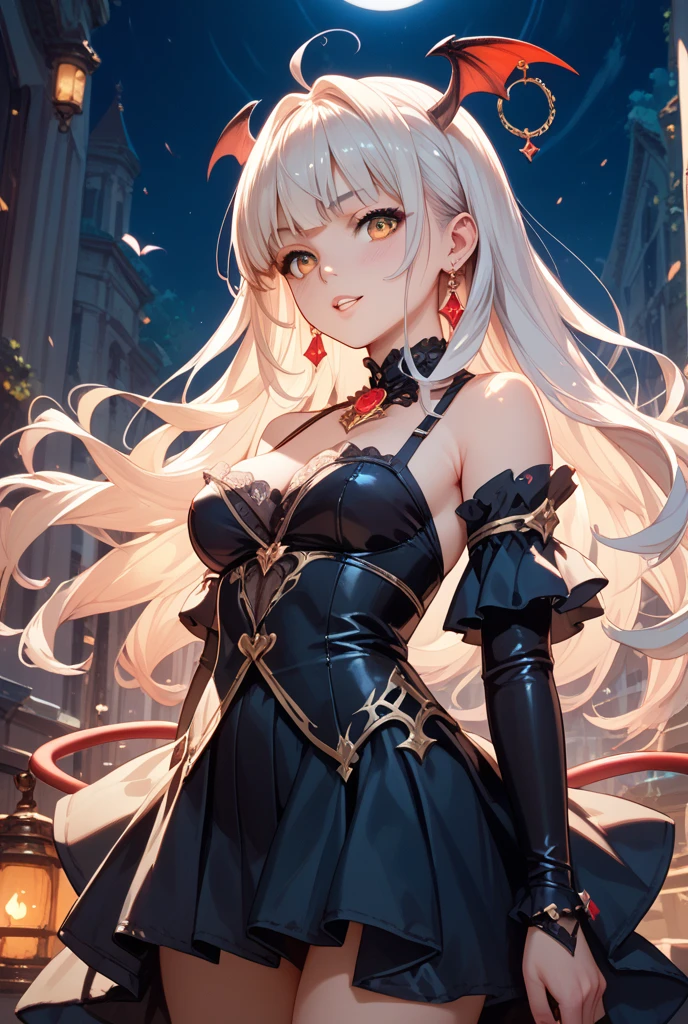 quality,8k,Highly detailed CG unit, masterpiece,High resolution,top-quality, real texture skin,Surreal,Increase the resolution,RAW Photos,最高quality,Very detailed,From below,Cool Beauty,Glamour Women, Cool pose,Goth,A skirt full of frills,Red accent embroidery,long hair shining white, Mysteriously glowing crimson eyes, Queen, world, Crystal Flower,Sparkling stained glass like a kaleidoscope,Majestic cathedral,Layered skirt with details, Detailed embroidery, Very layered ruffles, Detailed Texture,A geometric magic circle above your head,Decorated Great Sword,The hidden forbidden sanctuary,