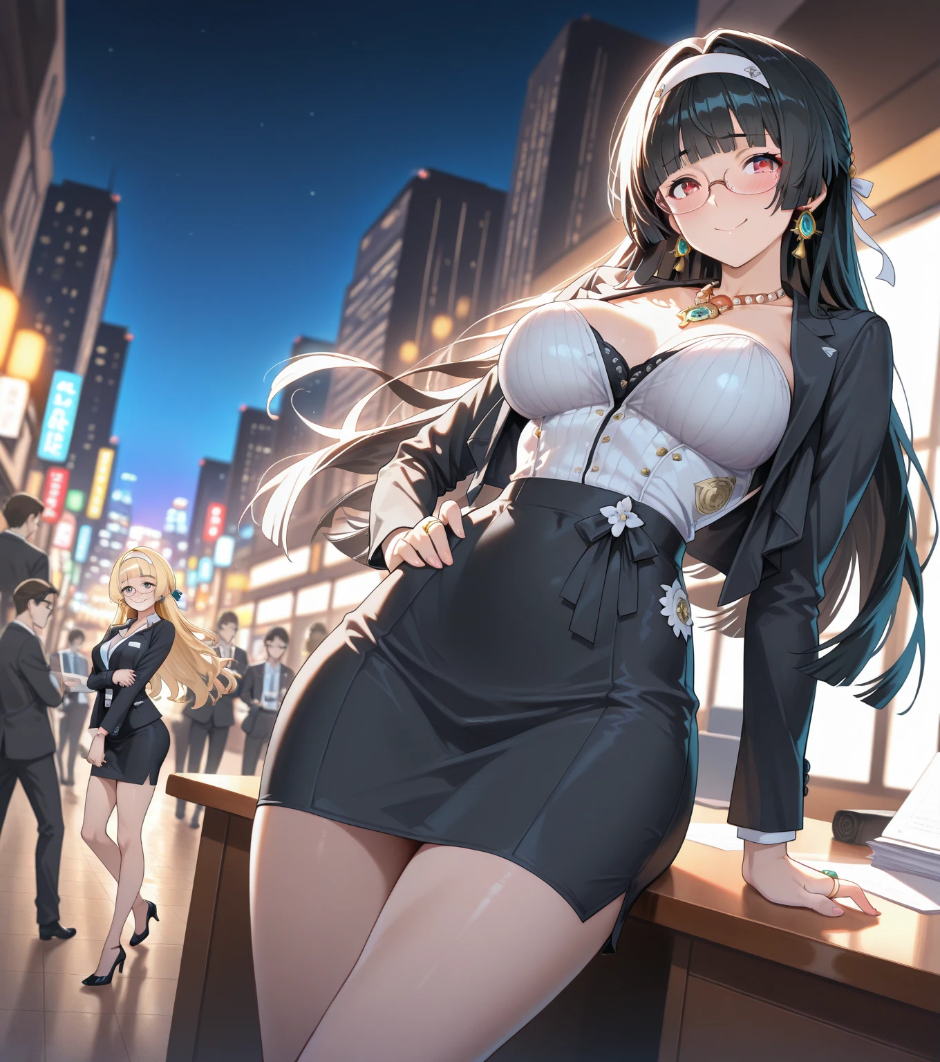 One Woman、casino、dealer、女dealer、Large crowd、beautiful girl, Highest quality, Black Pantyhose、Best、casinodealer、Tight Skirt、panties under pantyhose、Spread your legs wide、Chips flutter、Money is flying、Thick thighs、Big 、Big Ass、Shortcuts、Black Hair、Sweaty body、Sweaty crotch、Spread your legs uncomfortably、Cut the cards、Orgasmic face、Dirty sound effects、Ecstasy in a flashy way、目の前にLarge crowd、Being attacked by spectators