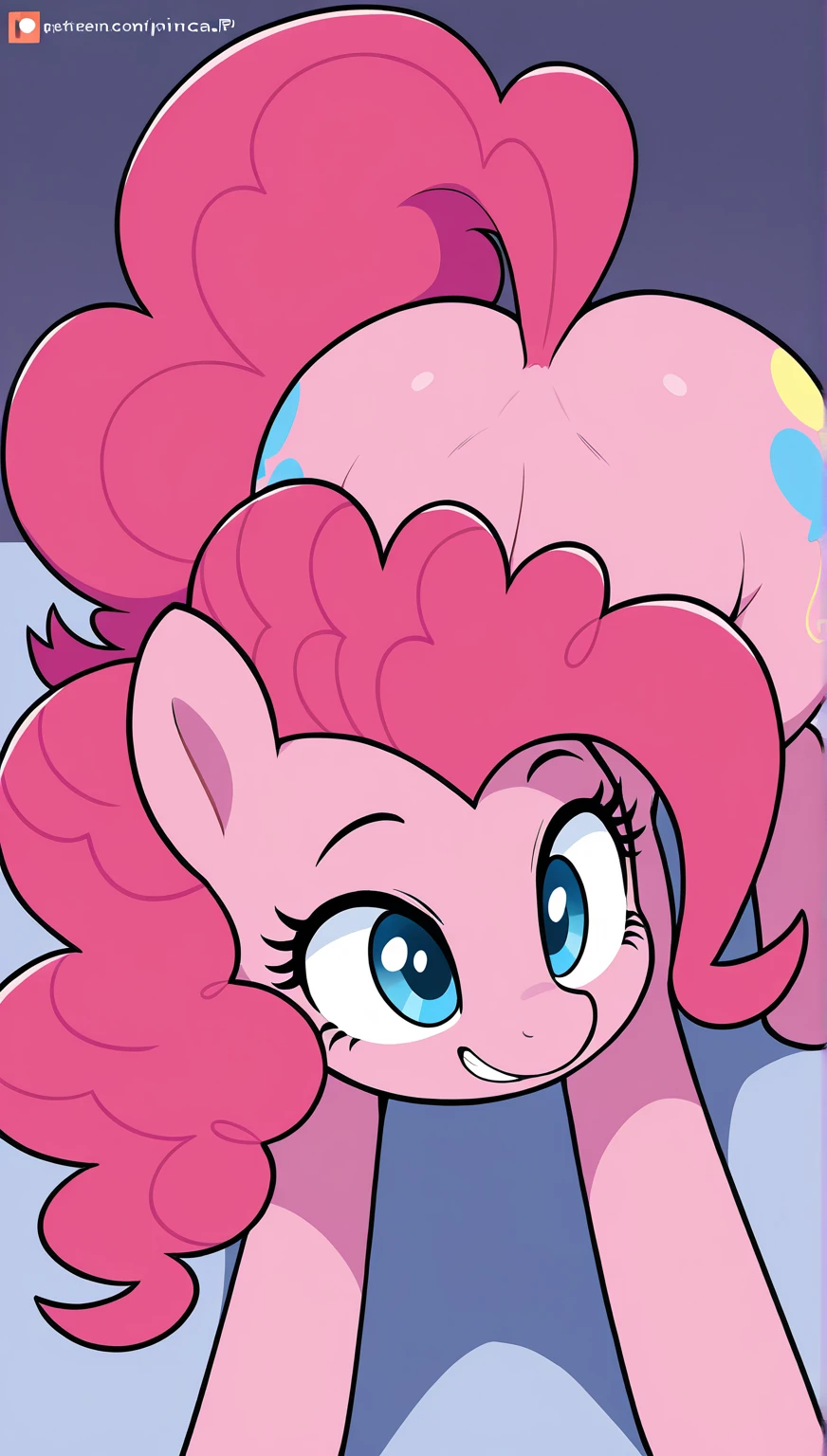score_9, score_8_up, score_7_up,  Pinkie Pie MLP, My Little Pony Friendship is Magic style, she's in a random sexy pose,she is in a random sexy pose,her pussy is dark pink,showing her big and sexy butt hole, shows a butthole ,showing her big and sexy pussy, showing her pussy, her butt is very very big,mischievous look,sexyin and pecks her lips,huge bottom and nice round,she's only wearing a pair of tights,[(description of location)]
We are in Pinkie Pie's bakery, We are in Pinkie Pie's bedroom, We are in Pinkie Pie's kitchen,[(Extra description)]
Pinkie Pie's pussy is very distended, Pinkie Pie's cum coming out of her pussy, Pinkie Pie looks at me very mischievously, Pinkie Pie licks her upper lip a little, (Pinkie Pie has a male pony, she's a real jerk, the male pony has a really, really big penis, real dick penis, the male pony and Pinkie Pie have sex,)