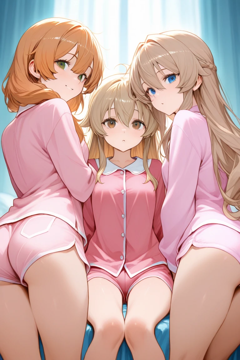 masterpiece, best quality, autumn outfits, solo, ((white background)), multiple views, (sex pose, spread legs, pussy, fellatio, cock sucking, standing, crouch, sex from behind), thong, character sheet,