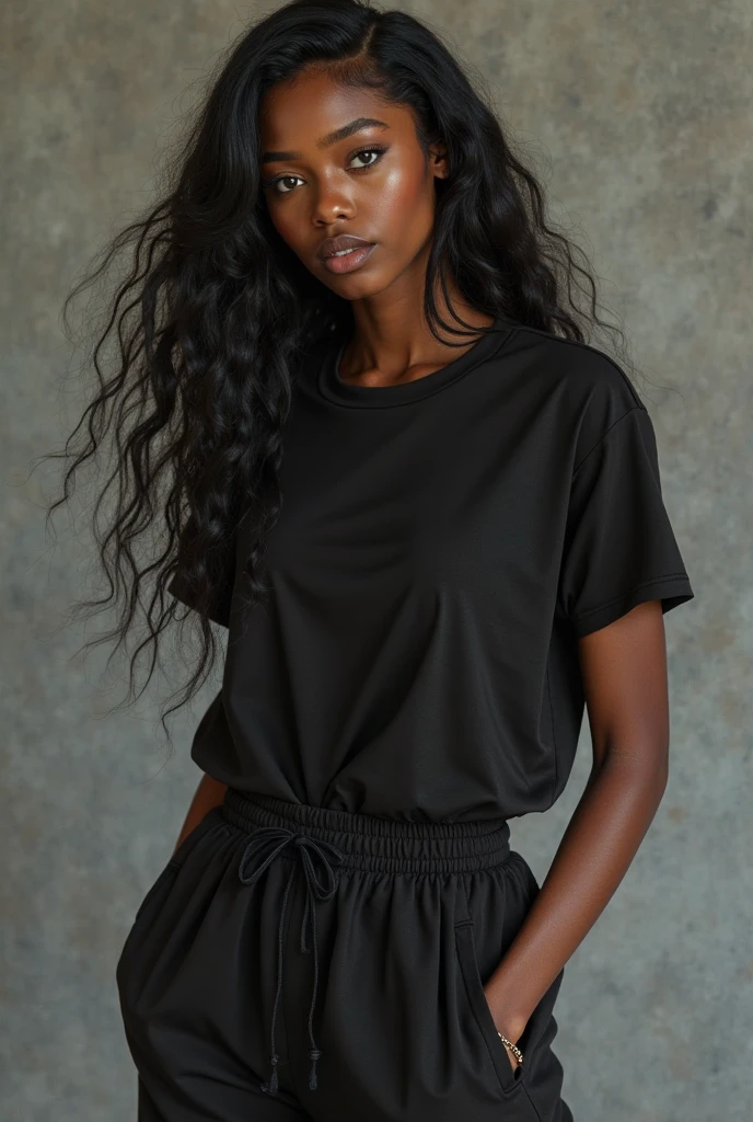 (Cute tween fashion model), (8k, Photo brute, Highest quality), Beautiful Ebony Girl, corps entier, Poils sarcelle, yeux sarcelle, triste, gros plan, casual dress, (detailled eyes:0.8), (looking at the camera:1.4), (Highest quality), (meilleure ombre), Intricate details, interior, Warm Light, muted colors, (Contraste To8Style), Standing while holding a book
