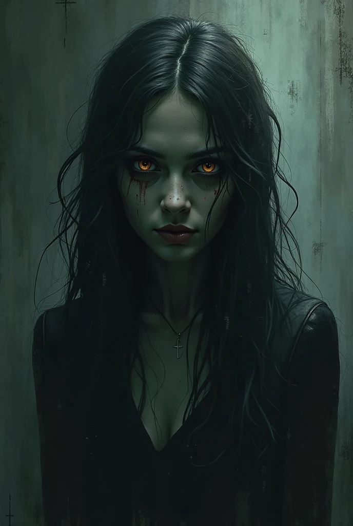 (best quality, masterpiece, ultra detailed), (anime:1.5)、woman is the main character、mysterious、Suspenseful Tone、Dark tones and shadows、A little creepy atmosphere、Surrealism、Dark fantasy、
The protagonist through the glass keeps tapping on the glass、Hysterical