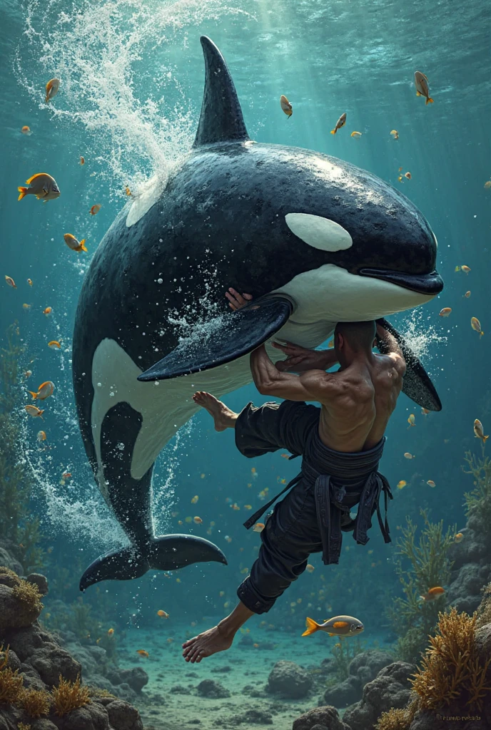 Iran man mix shark 