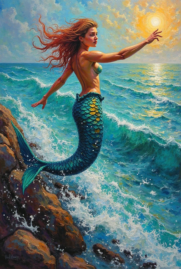 Esoteric Mermaid painting art