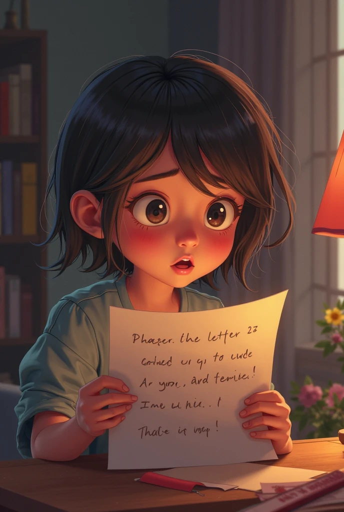 Mariana, a shy girl, He found a little note in his backpack one day at school..