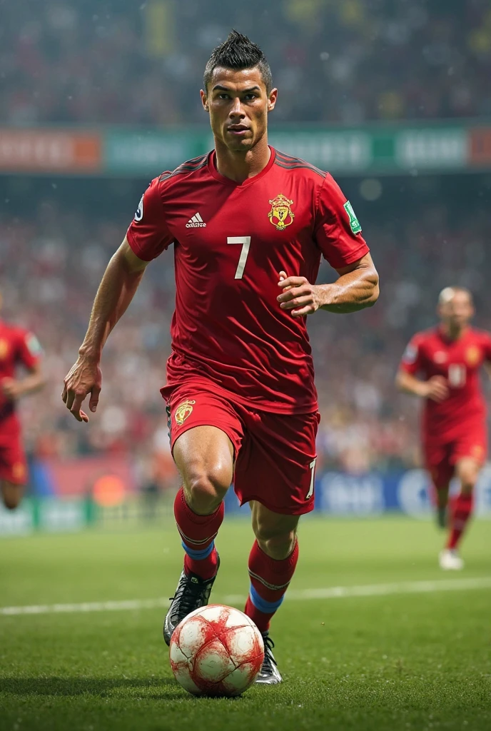 Cristiano Ronaldo in nepali traditional dress 