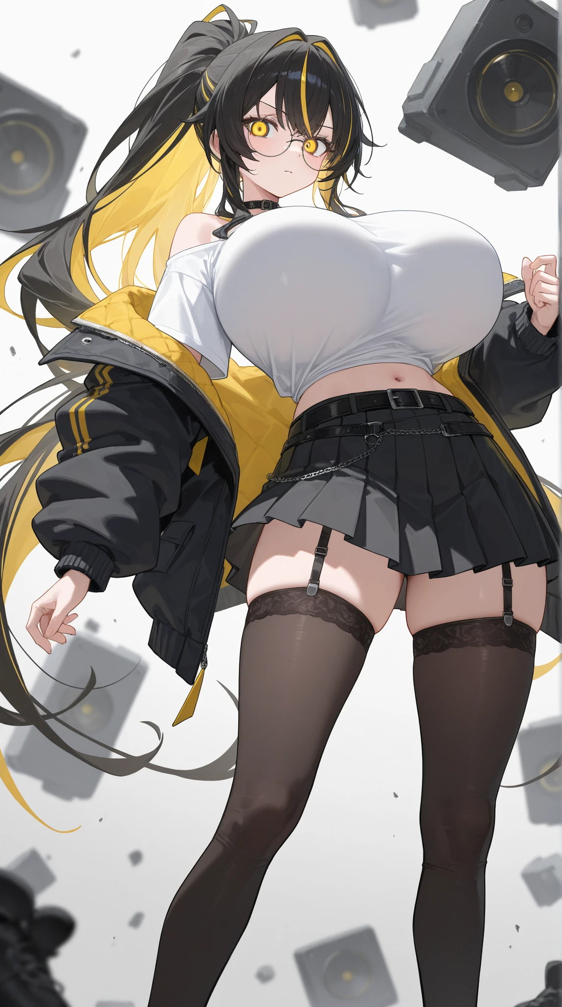1womanl,20yr old,Huge breasts, 独奏, Japan High School Student,Wear a JK skirt,white stockings,high-heels, Exposure,the woods, She has long, flowing black hair, Genital only,Sateen,Bigchest, from the front side, Wet straight hair, Sweating profusely,Mostly cloudy sky,(tmasterpiece),(Very detailed CG Unity 8K wallpaper),best qualtiy,cinmatic lighting,细致背景,beatiful detailed eyes,Bright pupils,(Very fine and beautiful),(Beautiful and detailed eyes description),ultra - detailed,facing at camera,hight resolution,ultra - detailed),Very long hair,standing on your feet,Emotional manifestation,bocchi,Sagging chest,nakeness, exposing genitals,Revealing breasts,Camel toes,with no underpants,very Bigger breasts,highly colorful,best detailed,fully body photo,The face is well lit