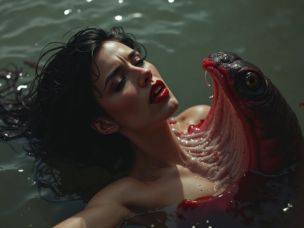 (a beautiful woman), from (Wonderland: A wild and fantastical place, ruled by the Queen of Hearts) ,  riding (Giant Clam),ultra realistic, nude:1.0, style of robert capa , shot with Canon EOS Rebel T7 DSLR Camera , shiny glossy skin,beautiful landscape,
,dark red  sleek hair hair,<lora:PinkNipples:0.4>, <lora:epi_noiseoffset2:0.8>,,Volumetric Lighting, Beams, Magic, Rembrandt Light