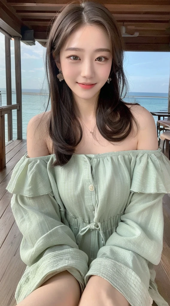 ((Highest quality)), ((masterpiece)), (detailed),Perfect Face,Japanese,landscape,Mature Woman,Upper Body