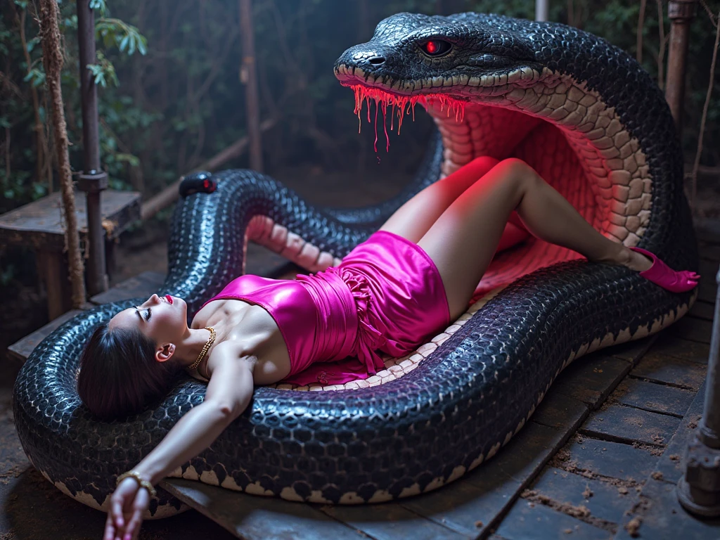 practical,look at the camera,open your mouth and stick out your tongue,(((photogenic quality))),(((((python pierces cat))))),(((((Pussy penetrated by a python))))),(((18 year old beautiful woman)))Beautiful woman,,ecstasy face,,8K,High resolution,short bob,small earrings,angle from below,sexy legs,sexy thighs, Taken in a church,,look at the camera,water droplets dripping from cat､beautiful big breasts,((open your legs))(((inseminated by a python)))(((Python rams cat head first)))