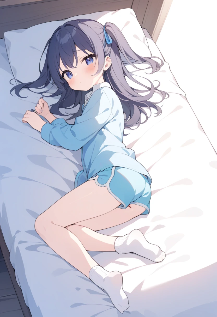 Unemployed little girl who has been withdrawn to the room for many years、Thick and soft puni puni thighs、Unable to get up due to severe bedridden