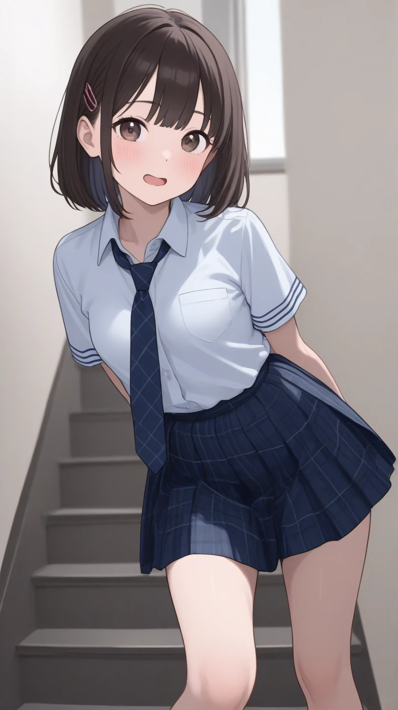 NSFW, masterpiece, 1 girl, tracked light, nice, (((sex))), pussy, missionary,BREAK POVHipGrabCowgirl, hetero, vagina, Embarrassing,blush、 in trouble、Close your eyes、(penis), 1 boy, sex, BREAK perfect face, expressive eyes, red eyes, embarrassing, sensuous, cute, buzzer, short hair, brown hair, , BREAK no_panties, despicable, BREAK, high quality, 4K,advanced details, rough, wavy,shoes, exposed skin,、Wearing the uniform of Tokiwadai Junior High School、Very large breasts、love juice、Love juice、Glasses、Black Loafers、Black knee-high socks
