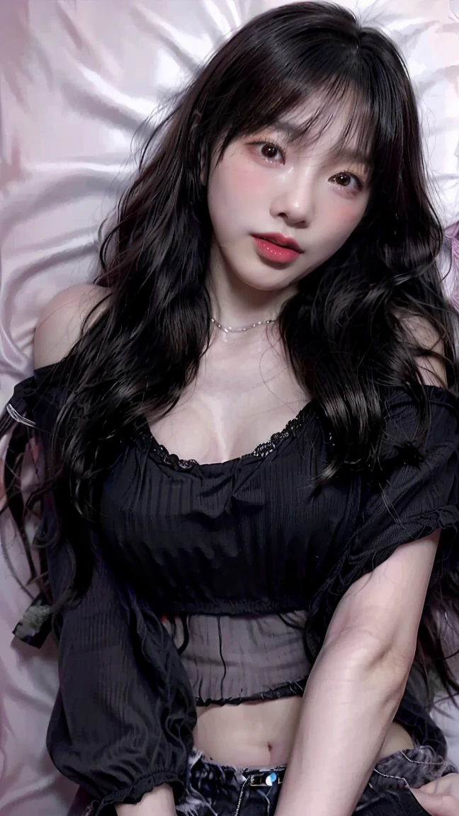 a very sensual female character, more sensual, appearing semi-naked from the Gothic style with a full body , long hair and very beautiful, a lot of sensuality