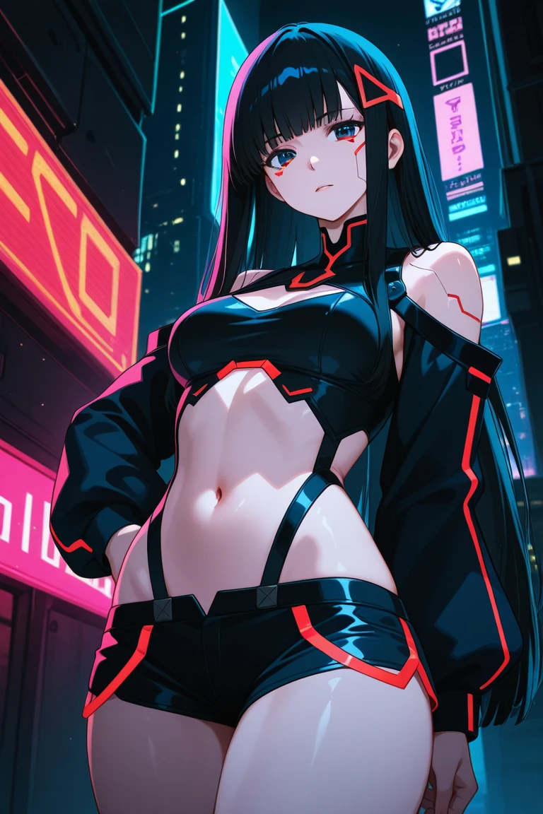 olhos brilhantes, cabelo brilhante colorido, wearing science fiction jacket, estilo anime, alto detalhe, Futurism, luz brilhante, Ultra HD, retina, obra de arte, preciso, Anatomicamente Correto, pele texturizada, super detalhe, alto detalhes, alta qualidade, premiado, melhor qualidade, high resolution