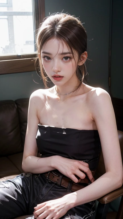 NSFW,4K,((Highest quality)),((masterpiece)),BREAK,((one girl)), (detailed),(in classroom),((One girl)),((perfect anatomy)),nsfw,((nude)),(naked),((12 years old)),((flat chest:1.7)),(stare at viewer with stern eyes:1.5),((one girl)),(bitting own lip:1.1),(angry:0.9),nose blush,(shamefull:1.2),(bob cut hair),surprised, ((beautiful realistic face)),((skinny:1.3)),Beautiful Korean Women, Beautiful young Korean woman, Young and adorable Korean face, Gorgeous Young Korean Woman, Korean Girls, Girl cute beautiful face, Portraits of Korean female idols, Young and pretty Asian face, Cute natural anime face,Asian pretty face,((finely detailed face)),((glistening eyes)),((glistening eyes )),((large eyes)),(( pretty eyes)),(detailed),Perfect Face,((One girl)), ((clear eyes)),((show nipples)),((beautiful skin)),((A bow tie)), don't wear anything ,(upper body),(Equal left and right eyes), (nsfw:1.5),(show nipples),(don't wear anything),(nipples facing upwards),