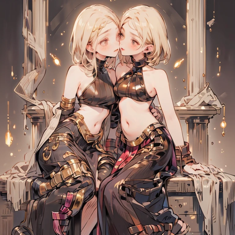 {(watercolor painting:1.2),(renaissance style:1.2)}, {hime cut}, BREAK, {erotic face,anguish,(very ecstasy:1.2),(writhing:1.4),embarrassing,half open eye},{(very obscene pose:1.2),(arched back:1.2),(arch one's head:1.4)}, {(aliceblue colored yukata:1.2), (chains fundoshi:1.2), (wet clothes:1.2)}, BREAK, {(many chains from the ceiling:1.4), (chain shibari:1.3),(chain bondage), (chain restraint),(wrap limbs with chains:1.8),(chain bind body),(chain in collar:1.2), confinement, shackles}, BREAK, {(2 woman:1, medium breasts, brown eyes, (lick each other, saliva), braid hair intricately)},{dynamic low angle view}, {(dark church glowing stained glass:1.2)}, BREAK,{(glowing tears:1.1),(captivating eyes),extremely detail hair, (pure white skin:1.1)}