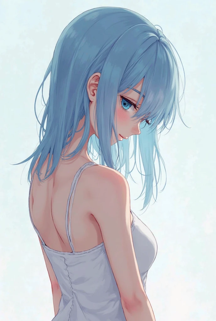 1girl, ako \(blue archive\), ako \(dress\) \(blue archive\) blue archive, jyt, rating:sensitive, back, official alternate costume,
masterpiece, high quality  <lora:dress_ako:1>
