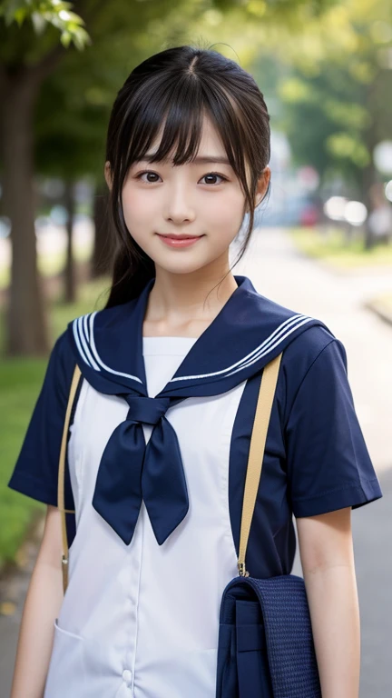 beautiful girl､Sailor suit､cute