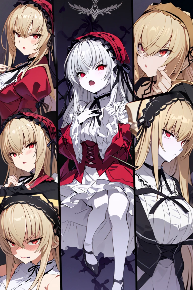 Masterpiece, Best Quality, illustration, city, 1girl, Mordred \(fate\), collarbone, Detailed blond hair ponytail braid, green eyes,,navel,thigh-high, covered_pussy,flat_chest,long_sworddangerousbeast,elbow_gloves,
,wolf_tail,wolf_ears,fang,happy,nihil,smile,spread_legs,claw_pose,armpits,open_mouth,angry,squat,bikini_bottoms,rise_hands,Highquality_hads,perfect_fingers,oil