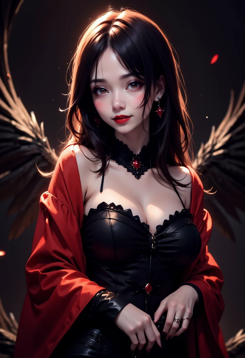 (((((Horror illustration))))), ((fantasy illustrations)), (((masuter piece))), ((dynamic ungle))、((eyes glowing red))、 ((long red tongue like a snake))), (Spirits)、(Monsters walking side by side at night)), (((Detailed background)))、(((Best Quality))), (((Best Illustration)))、 (((Best Shadow))), (((extremely delicate and beautiful)))、 (Back Light)、((Extremely delicate and beautiful)), (((a dark night)))、 ((Wind)), (Moonlight), (((Multiple Mature Female Vampires)))、 Multiple Mature Female Vampires、Multiple Mature Succubus、 with large wings like a bat,,,,,,,,,,,,,,,,,,,,,,,,,,,,,,,,,,,,,,,,,,,,,,,,,,,,,,,,,,,,,,,,,,,,,,,,,,,,,,,,,,,,,,,,,,,,,,,,,,,,,,,,,,,,,,,,,,,,,,,,,,,,,,,,,,,,,,,,,,,,,,,,,,,,,,,,,,,,,,,,,,,,,,,,,,,,,,,,,,,,、(Black nails)、(long claws)、(Slender face)、 Big breasts, (((Fangs grow))), ((bleeding from the eyes,,,,,,,,,,,,,,,,,,,,,,,,,,,,,,,,,,,,,,,,,,,,,,,,,,,,,,,,,,,,,,,,,,,,,,,,,,,,,,,,,,,,,,,,,,,,,,,,,,,,,,,,,,,,,,,,,,,,,,,,,,,,,,,,,,,,,,,,,,,,,,,,,,,,,,,,,,,,,,,,,,,,,,,,,,,,,,,,,,,)),red eyes、 ((((One person is lying on his back、The other is on top of it、French Kissing))))、 ((Black Long Hair)), (Shiny hair), (((Jewelry Pearl Red Eyes)))、 (finely detail)、 (((scornful eyes))),Big breasts、 (((Moonlight))), Abundant bloom, (((Four seasons fold々The beauty of)))、 (dead wood)、(Withered flowers})、seductiv、Mature Multiple Female Vampires、、、、、、、、、She wears black transparent suspender stockings and black high heels。Femme and move、((((Sexually provocative gaze、Entice your audience、Look at your audience with contempt))))。sexy lip。offcial art。8K Wallpaper Multiple Mature Female Vampires、the kiss、cuddling、hand on the breasts、fine panties、Beautiful exposure 、pointed Nipple、beutiful breast、二重まぶた、Sexy body、Full chest、Moisturized skin、((((BDSM、toppless))))、Strapless、Pose Seductive、a bed、Slender Leg、open one's legs、thin-waist、lie on one's side