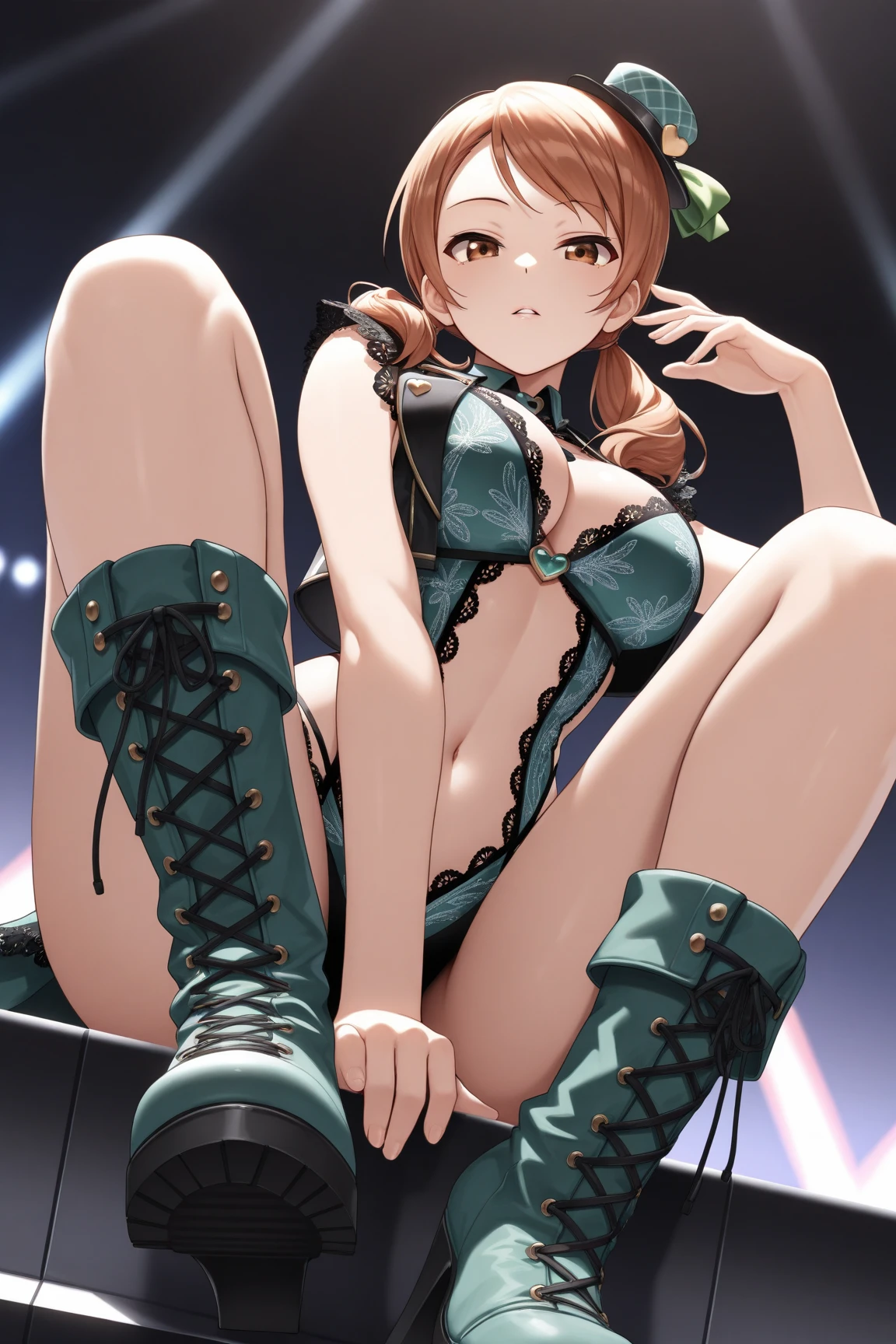 <lora:Jaguar:0.8>, Jaguar,1girl, solo, smirk, sitting,, (acclaimed, alluring, captivating, exciting, gorgeous, striking:1.3)