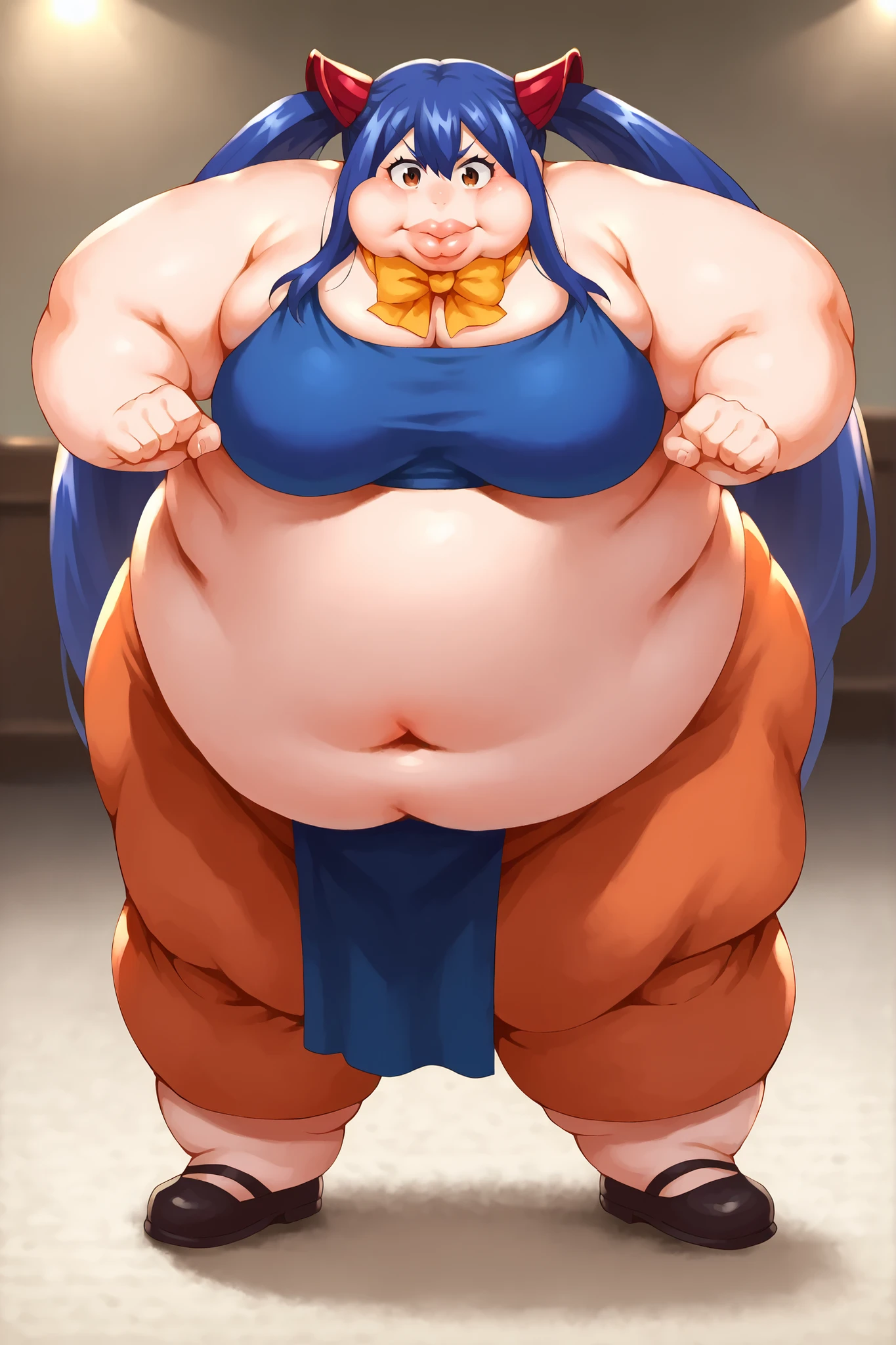 realistic lighting, natural light, (solo), (chubby girl), (curvaceous body), ganyu from genshin Impact, short hair, black bikini, (tight robe), (revealing robe), (praying)