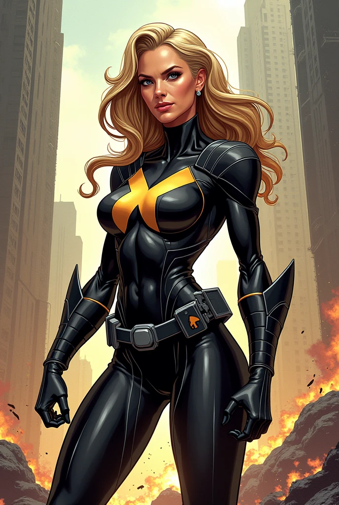 1girl, solo, gold eyes, seductive, teal hair, wet suit, explosive scene, sexy, open clothes, looking at viewer, flying, x-men, gambit of the x-men, full body, sexy position, comic book wallpaper, illustration, dynamic angle,