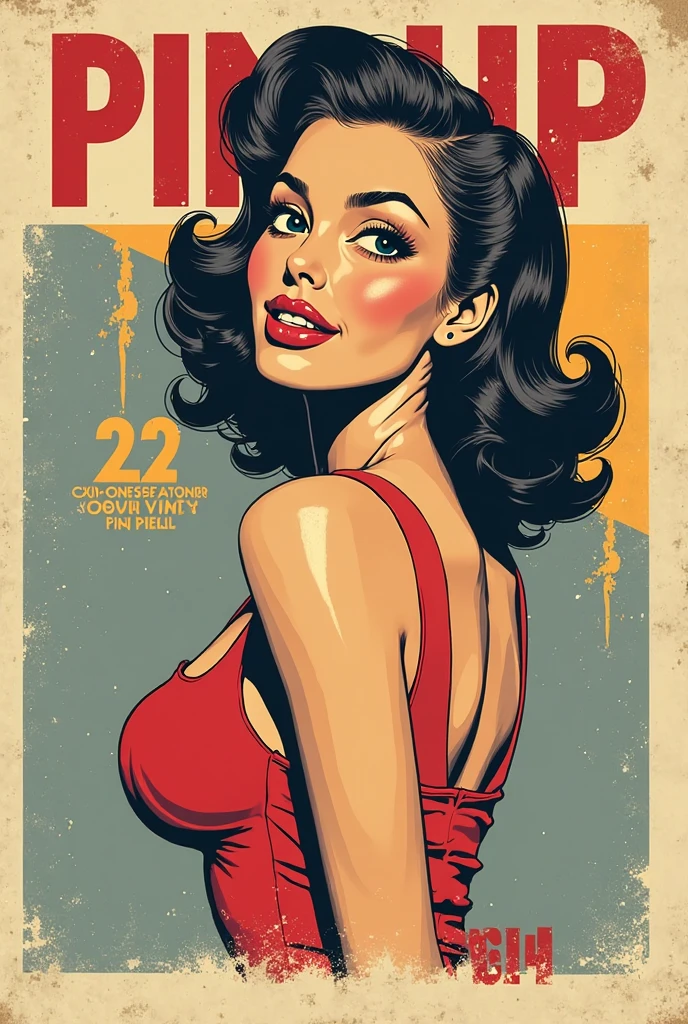 (Masterpiece) Insanely gorgeous and art-deco pin-up lady, hyperdetailed, in the style of Ted Withers and Alberto Vargas