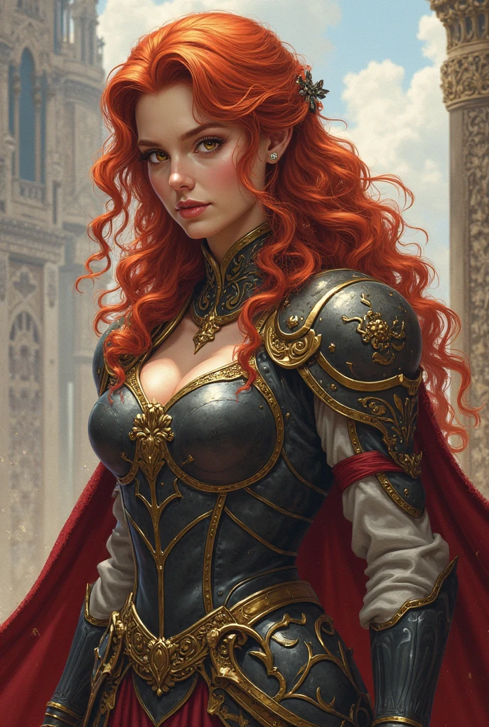 Fabiana Udenio as a Castlevania Video Game Character Made By Japanese illustrator Artist Toshiaki Mori,airbrushing