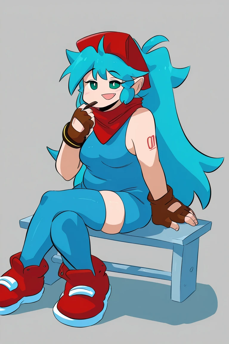 score_9, score_8_up, score_7_up, source_anime, beautyful woma, cerebella from skullgirls, sit in sofa, crossed legs
