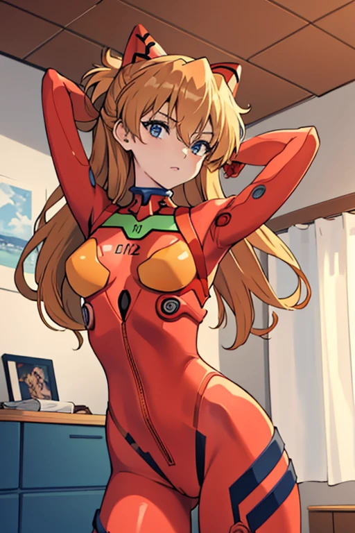 At the bed, ((Asuka_Langley)), Interface Headset,