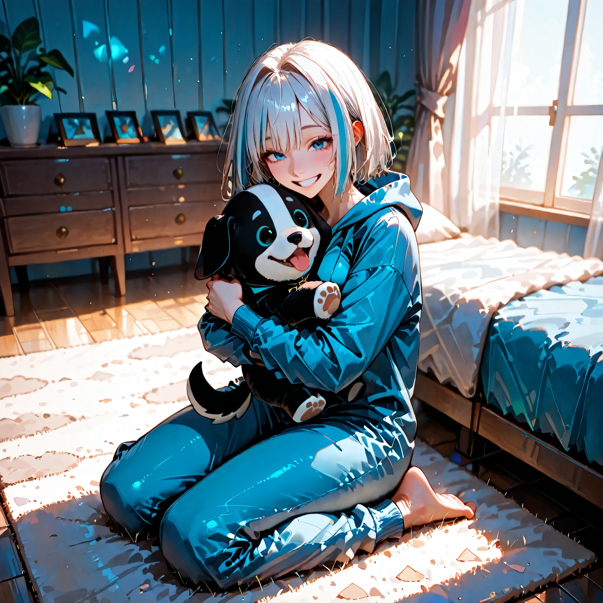 <lora:stylized3DModelLora_v30:0.8>,  hyper detailed 3d, 1girl, looking at viewer, 
sitting, full body,  clutter girl's lovely room, hugging stuffed animal,  fluffy hoodie with animal ears,
masterpiece, best quality, 8k, detailed skin texture, detailed cloth texture,  beautiful detailed face, intricate details, ultra detailed, zentangle, <lora:hipoly3DModelLora_v10:0.2:NCNF>, hiqcgbody,
