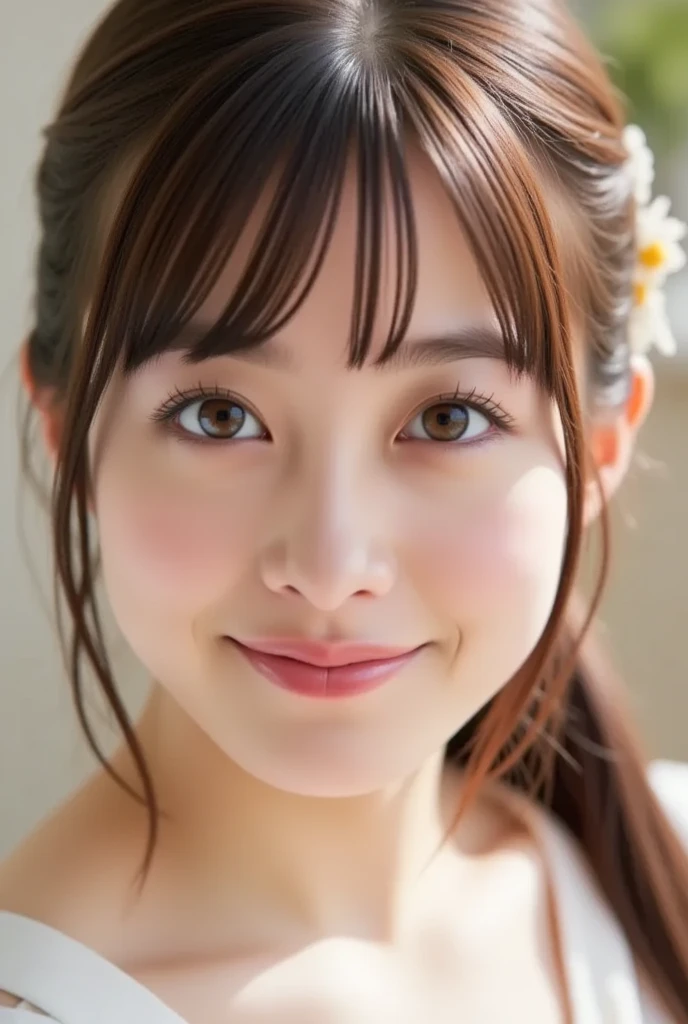 (Highest quality、Tabletop、8k、Best image quality、Award-winning works)、(Face close-up:1.1)、(Strongly blurred random background:1.1)、(Classy random outfits:1.1)、Perfect beautiful face、Glowing Beautiful Skin、Perfect Makeup