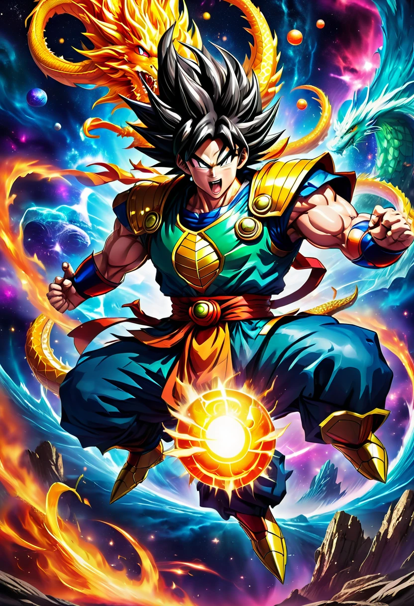 dragon ball,Sun Wukong,muscle,Blue veins,White God,Saiyans,Kamesenryu,It's easy to be at ease,No. 18