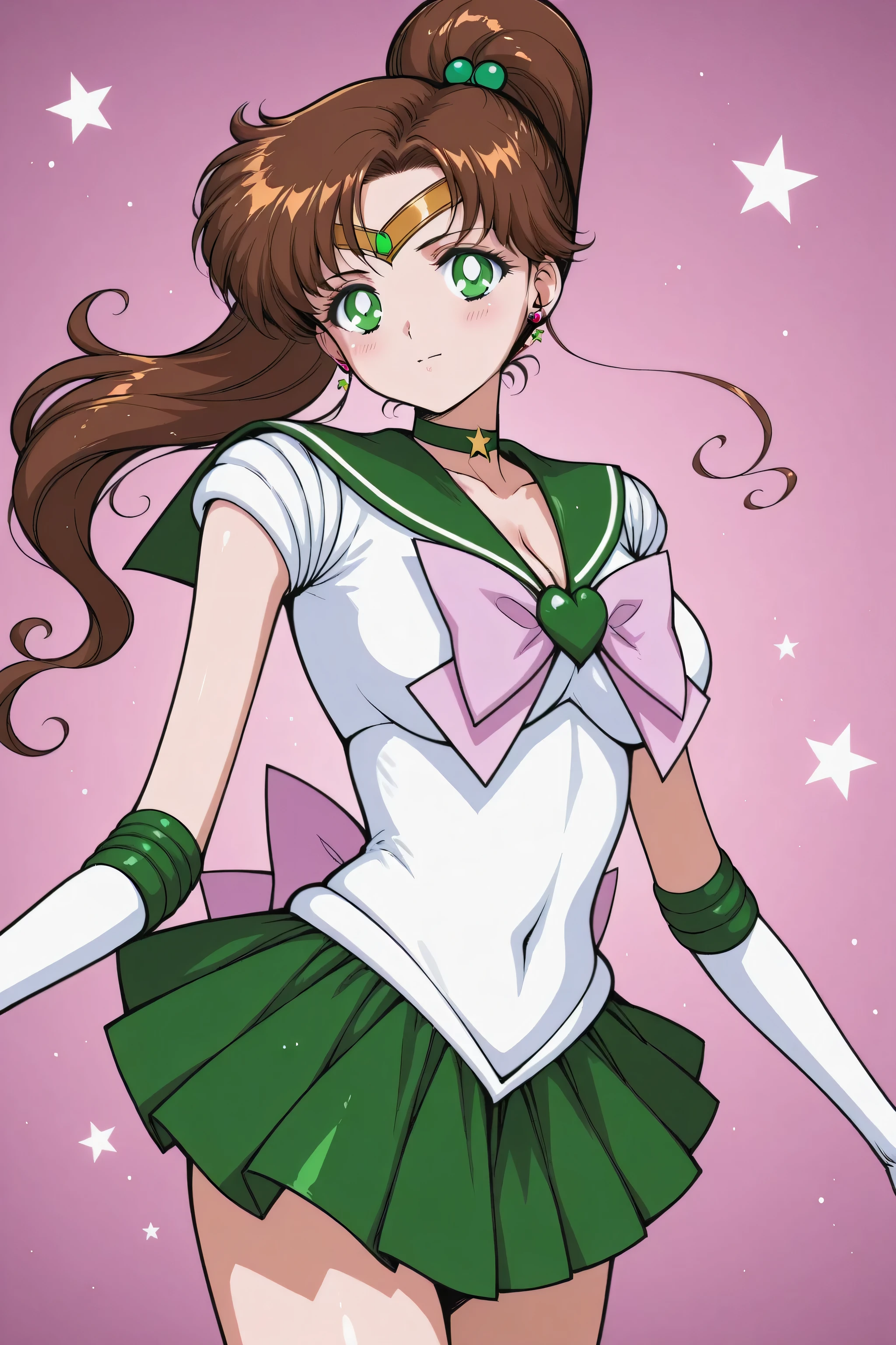 sailor jupiter,cowboy shot,