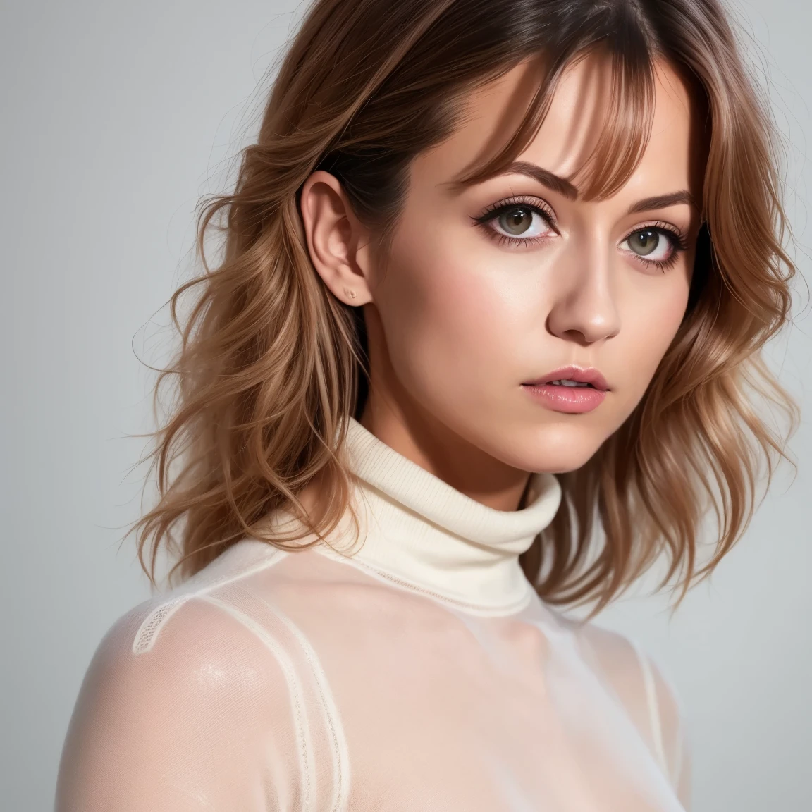 (portrait photo) of (jnlv woman:1.0), wearing shimmering clothes, walking on the ramp at milan fashion show, tattoos, 8k, intricate details, detailed face and eyes,(rendered eyes) <lora:JaneLevyWollDogu_jnlv:1>