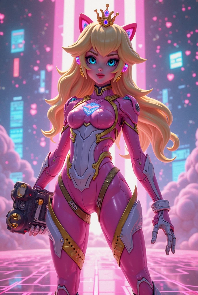 ((full body):1.5), {((Princess Zelda only))}, {((wearing black hair with gold metallic parts)), (((she has very short pink hair, blue eyes))), ((has extremely gigantic breasts)), is looking at the viewer, smiling, ((doing ?????? poses)), ((alien spaceship, mutant monsters, futuristic machines, people of different ethnicities))},16k, ultra quality, ultra detailed, maximum resolution, best sharpness, (((Super Metroid))),TinkerWaifu,cartoon ,anime