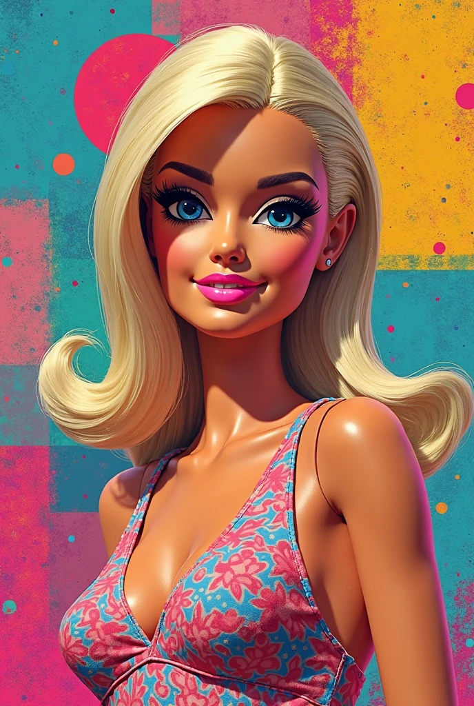 Barbie, Margot Robbie, 8k ultra hd |, fundo branco, vintage illustration, Personagem moderno,Barbie 2023, moda, Camiseta, Comfortable, Barbie Roupas rosa, pink hat,Pinup, filmes, retro design