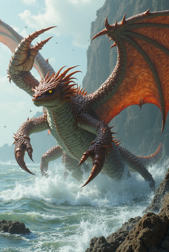 Half fish half dragon